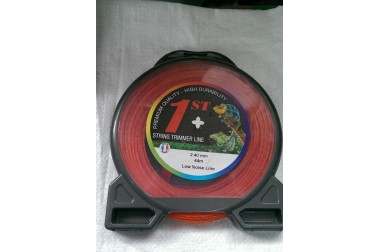 Леска, волосінь косильна 2,4 мм 44 метра кручена Франція